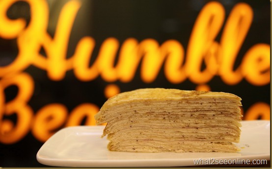 Humble Beginnings Mille Crepe in Straits Quay, Penang by what2seeonline.com