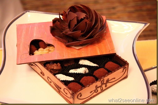 Bonbonnière Au Chocolat - Chocolate Box and Assorted Pralines cooking demo by Chef Thierry Lerallu in Le Cordon Bleu Seminar