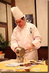 Bonbonnière Au Chocolat - Chocolate Box and Assorted Pralines cooking demo by Chef Thierry Lerallu in Le Cordon Bleu Seminar