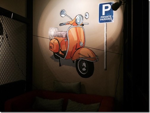 Acupaday – Cafe where Vespa and Illy works together