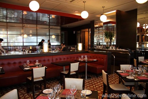 DB (Daniel Boulud) Bistro Moderne, one of the many restaurants in Marina Bay Sands, Singapore