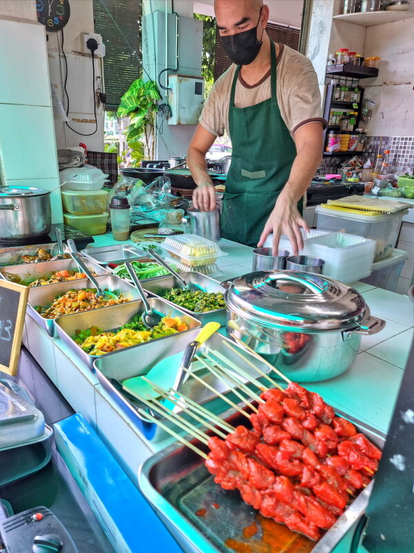 Hawker Food in Lembah Permai in Tanjung Bungah Penang, Ck Lam, Penang Food Blog, Penang Food Blog What2seeonline.Com by Ck Lam, Indian Cuisine, Food Court in Tanjung Bungah, Penang Food Hunt, Permai Village Cafe, Permai Village Food Stand, Nasi Briyani, Nasi Mandi, Vegetarian Indian Curry, Non-vegetarian Indian Curry, 