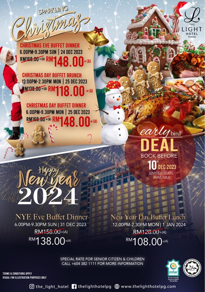 The Light Hotel Penang Christmas Buffet